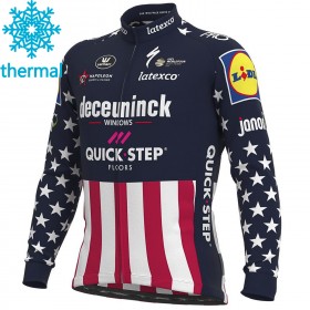 Wielershirt 2021 Deceuninck–Quick–Step N004 Winter Thermal Fleece